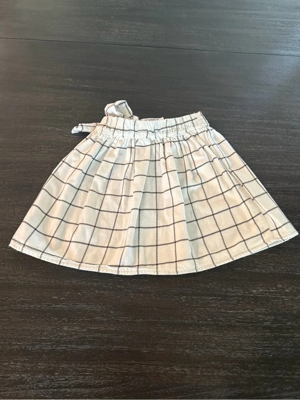 Carter's Girls 6 White and Black Skirt